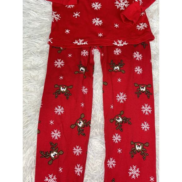 Daughter Queen kids sz. 7 two pc. Holiday reindeer pj set. Cute, grt. shape - Picture 5 of 11
